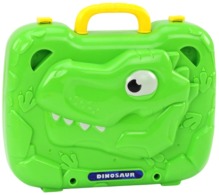 Конструктор LEAN Toys Столик-валіза Динозавр із викруткою 249 деталей (5905991004394) - зображення 4