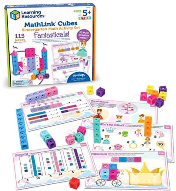 Klocki Learning Resources MathLink Cubes 115 elementów (5055506408916) - obraz 6