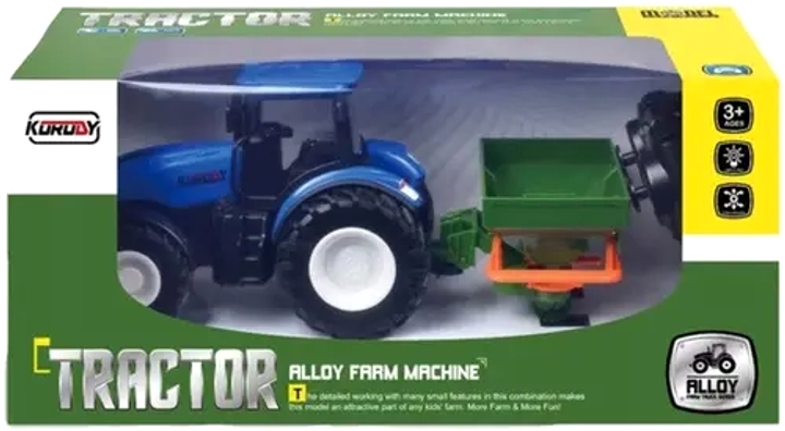 Traktor zdalnie sterowany LEAN Toys z prasą 1:24 (5905323215498) - obraz 1