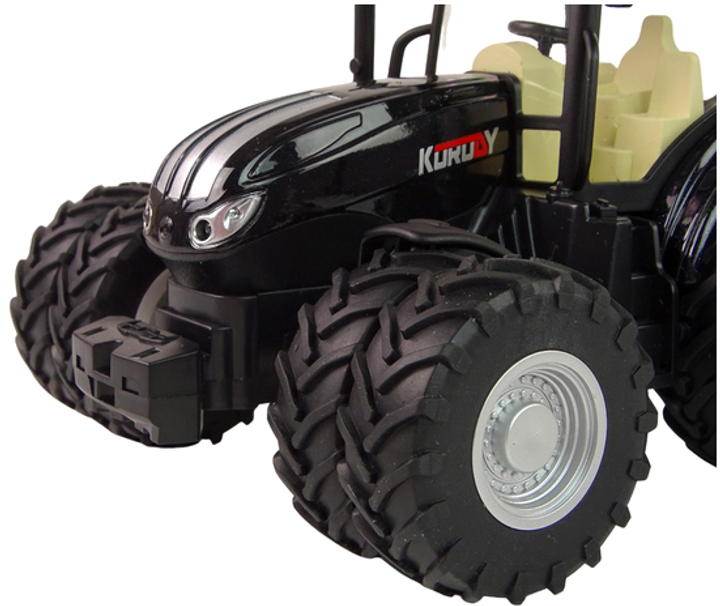 Traktor zdalnie sterowany LEAN Toys 1:24 Czarny (5905323215467) - obraz 3