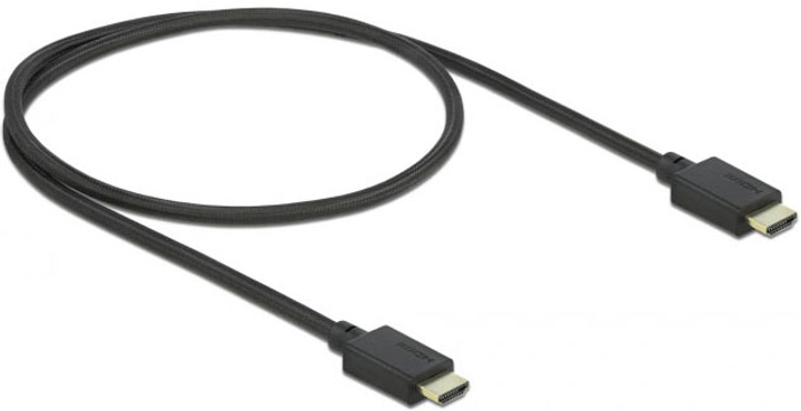 Надшвидкий кабель Delock HDMI-HDMI 48 Gbps 8K 60 Гц 0.5 м Black (4043619853861) - зображення 2