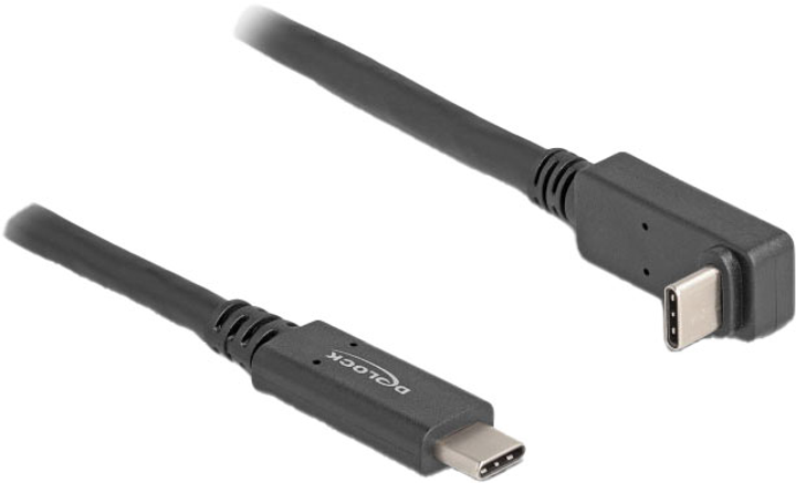 Kabel Delock USB 3.1 USB Type-C męski na USB Type-C męski 4K PD 60 W z E-Marker 2 m (4043619800353) - obraz 1