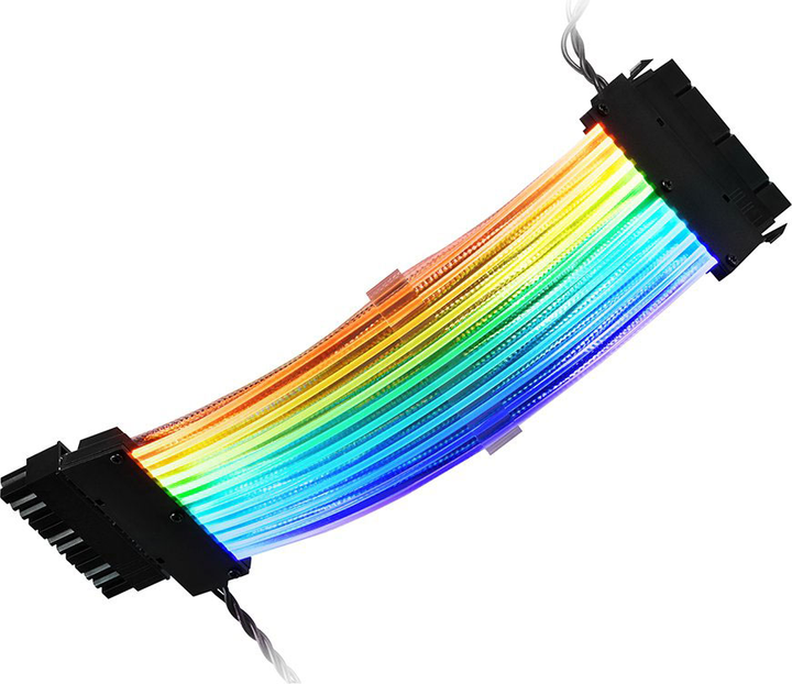 Kabel Sharkoon SHARK XTend 24 Multicolor 24.5 cm (4044951037483) - obraz 1