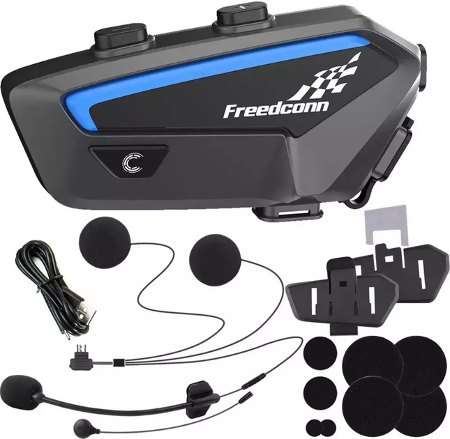 Interkom motocyklowy FreedConn FX Black (5904921481038) - obraz 1