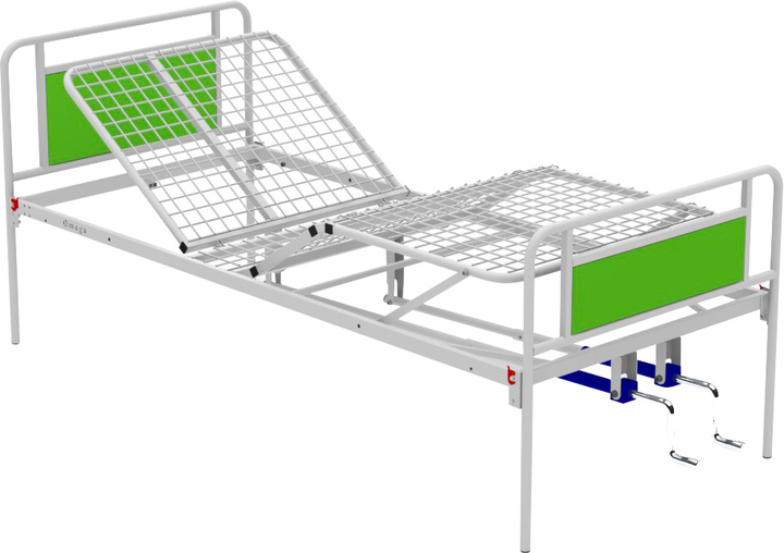 Медичне ліжко Omega 4-секційне Зелена вода (КФМ-4nl-1 lite_Зелена вода) - зображення 1