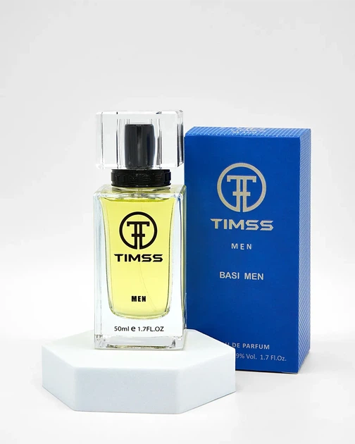 Парфюмированная вода TIMSS для мужчин "BASI MEN" аналог Armand Basi In Blue 50 мл - Фото 1 Парфюмированная вода TIMSS для мужчин "BASI MEN" аналог Armand Basi In Blue 50 мл - изображение 1
