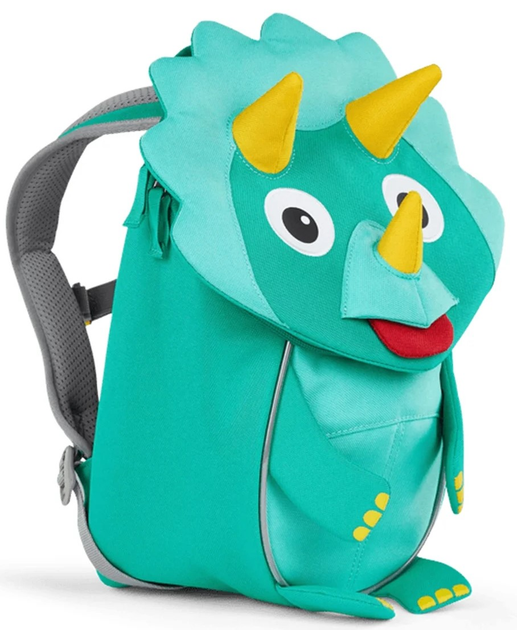 Plecak dziecięcy Affenzahn Mały przyjaciel Dinozaur Zielony (4057081175987) - obraz 3