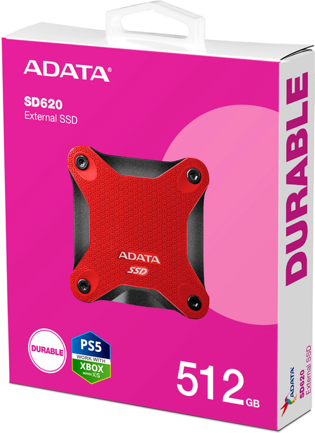 Внешний SSD-накопитель USB 3.2 512GB SD620 ADATA (SD620-512GCRD) - изображение 4