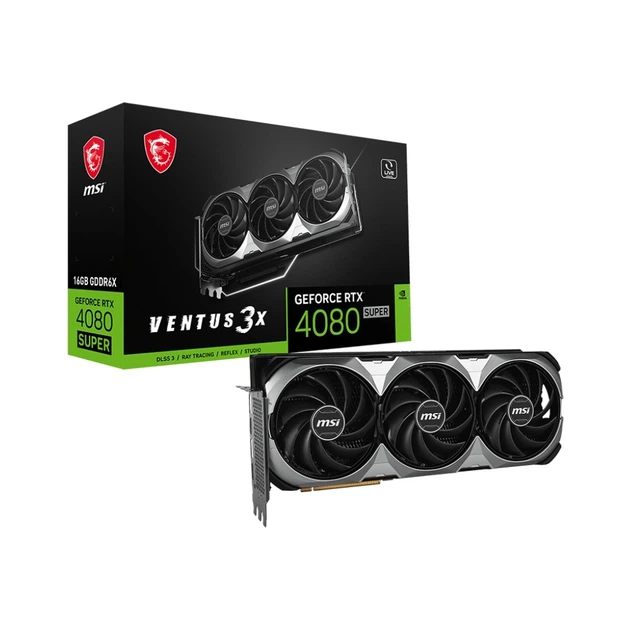 Відеокарта MSI GeForce RTX4080 SUPER 16GB VENTUS 3X (RTX 4080 SUPER 16G VENTUS 3X) - зображення 4