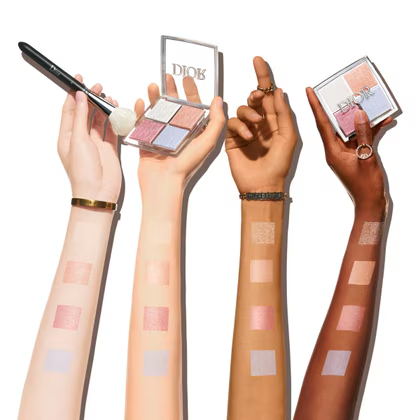 チーク DIOR BACKSTAGE GLOW FACE PALETTE 006 Палетка хайлайтеров Dior BACKSTAGE Glow Face Palette 006 Celestial