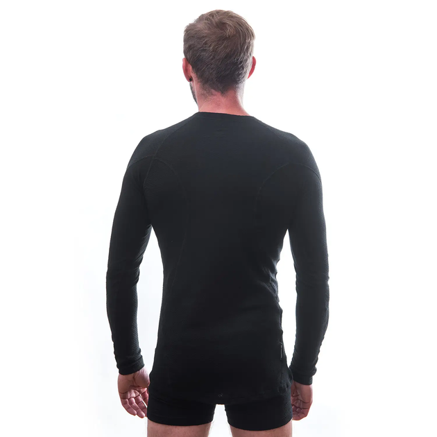 Термофутболка чоловіча Sensor Merino DF LS black (SM11M-black-S) - зображення 5