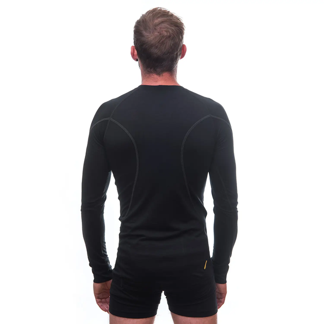 Термофутболка мужская Sensor Merino Active LS black (SM11MA-black-S) - изображение 5