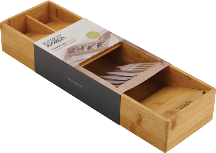 Organizer na sztućce Joseph Joseph DrawerStore bambusowy 6 x 12.2 x 39.8 cm (5028420002928) - obraz 4