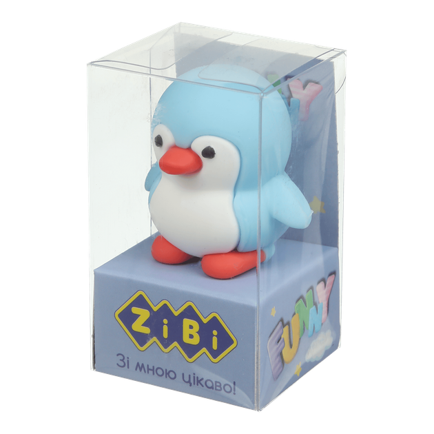 Гумова фігурка ZiBi Penguin 60х35х32 мм 2 шт (ZB.5426.2) - Фото 2 Гумова фігурка ZiBi Penguin 60х35х32 мм 2 шт (ZB.5426.2) - зображення 2