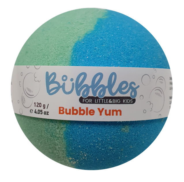 Бомбочка для ванны Bubbles детская Бабл Йам 120 г - Фото 1 Бомбочка для ванны Bubbles детская Бабл Йам 120 г - изображение 1