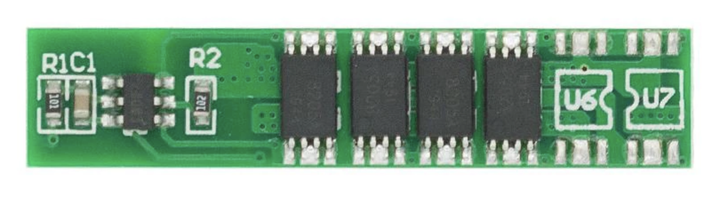 Модуль защиты HX-1S-3876 BMS 1S 4MOS 4.2В 7.5А 18650 Li-Ion - изображение 2