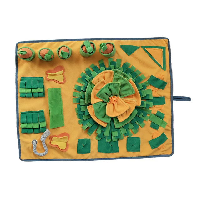 Коврик для нюханья для собак Derby Pet Shuffle Mat orange - Фото 2 Коврик для нюханья для собак Derby Pet Shuffle Mat orange - изображение 2