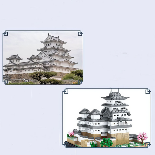 Конструктор Zhe Gao Замок Хімедзі, Японія (1746 деталей