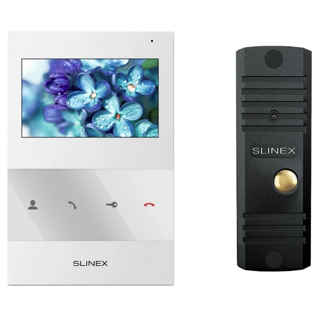 Комплект видеодомофона 4” Slinex SQ-04 (White) + ML-16НD (Black) - Фото 1 Комплект видеодомофона 4” Slinex SQ-04 (White) + ML-16НD (Black) - изображение 1