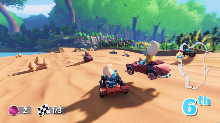 Gra PS4 Smurfs Kart (Blu-ray płyta) (3701529506260) - obraz 3