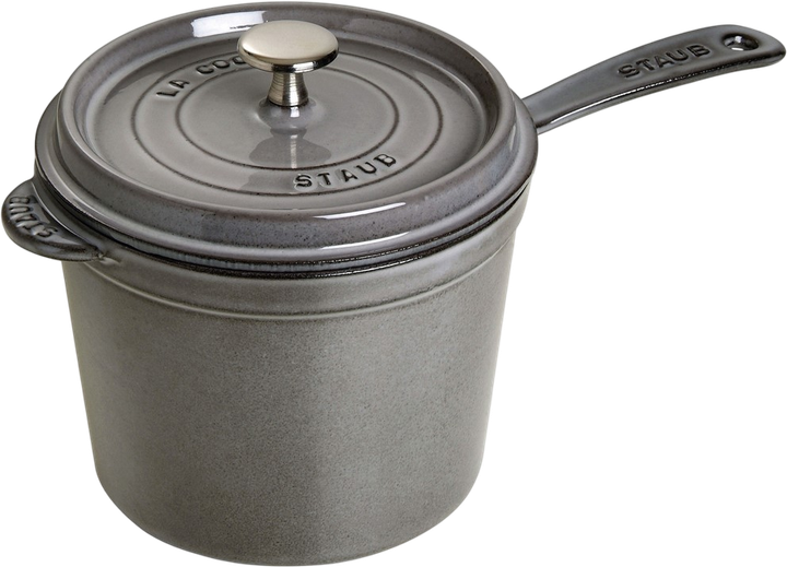 Ківш Staub з кришкою сірий 2.8 л (3272342818187) - зображення 1