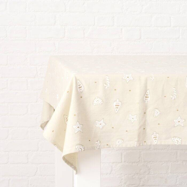 Скатертина бавовняна Boltze Home Bakery 140 x 180 см Бежева (4066076432332) - зображення 5