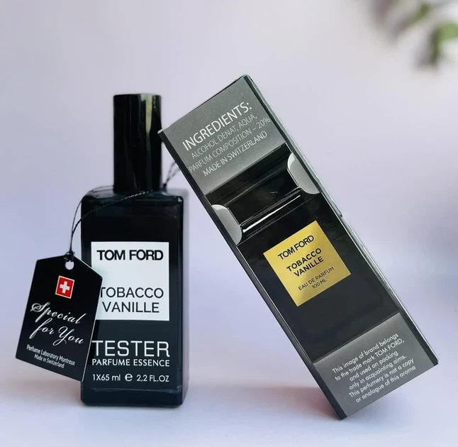 Туалетна вода унісекс тестер №182 (версія Tom Ford Tobacco Vanille) 65 мл - зображення 2