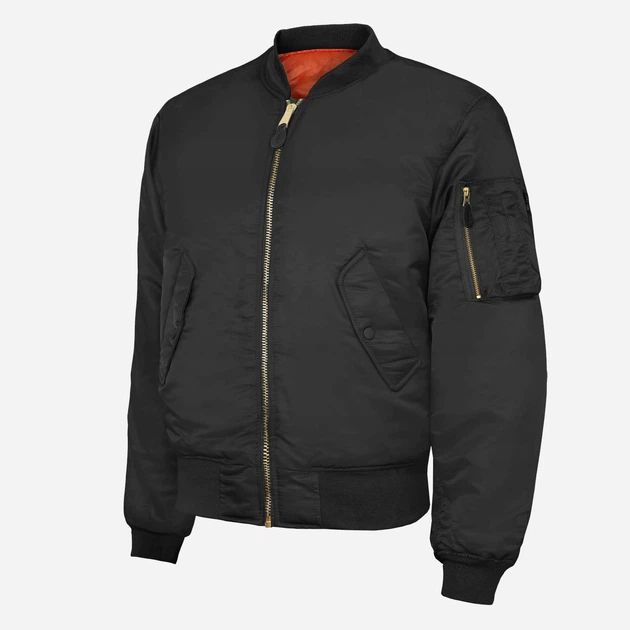 Бомбер мужской Alpha Industries MA-1 M Черный (640631433503