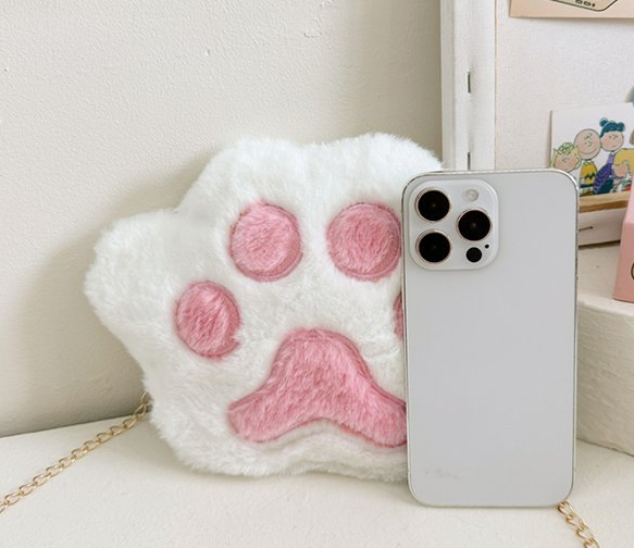 Пушистая, мягкая аниме сумочка Лапка подростковая для косплея Hello Kitti Куроми Kuromi белый (AN)26360 - Фото 2 Пушистая, мягкая аниме сумочка Лапка подростковая для косплея Hello Kitti Куроми Kuromi белый (AN)26360 - изображение 2