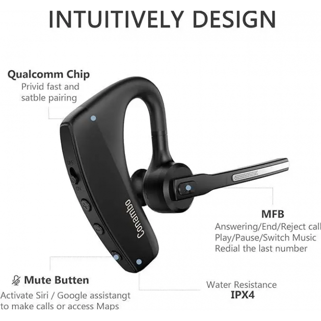 Bluetooth гарнітура Conambo K18 (R-3148) - изображение 4