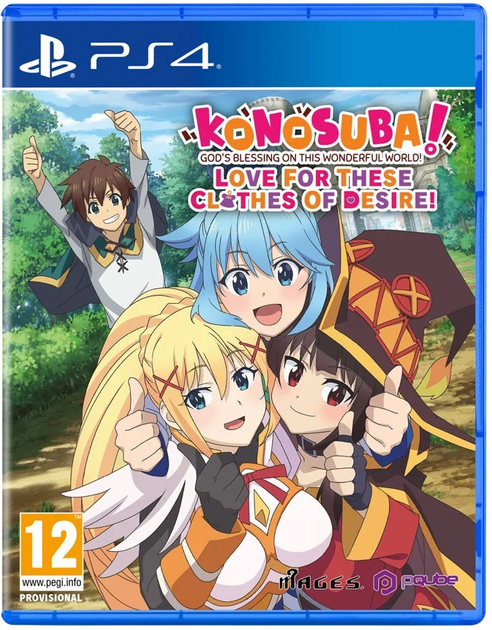 Gra PS4 Konosuba: God's Blessing on this Wonderful World! Love For These Clothes Of Desire (płyta Blu-ray) (5060690796268) - obraz 1