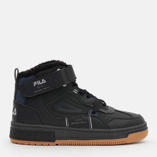 Акція на Дитячі зимові черевики для хлопчика Fila Fil Teen Mid Wtr B 129318-99 34 Чорні від Rozetka