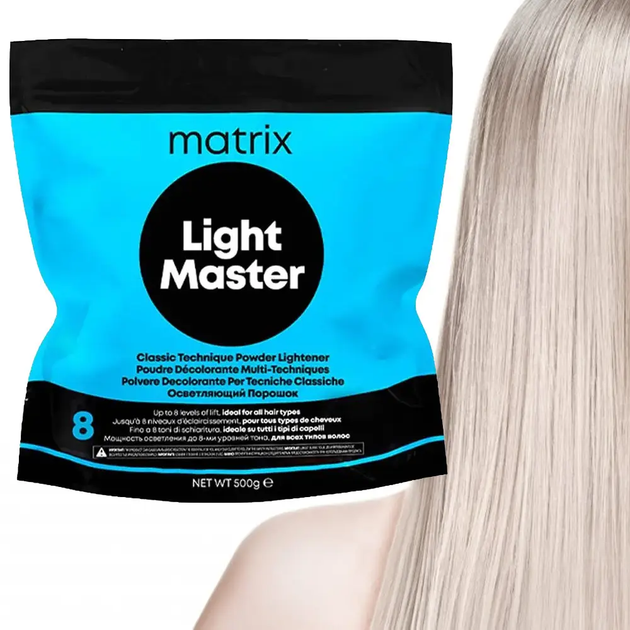 Порошок для осветления волос Matrix Light Master 500 г - Фото 1 Порошок для осветления волос Matrix Light Master 500 г - изображение 1