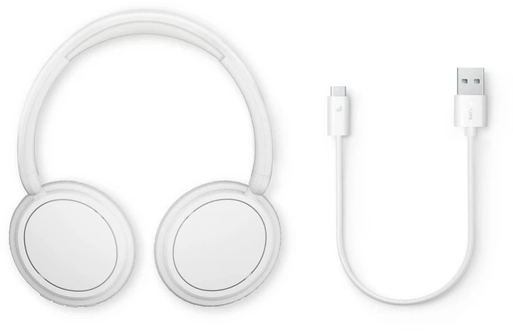 Навушники Philips TAH5209 Over-Ear Wireless White (TAH5209WT/00) - зображення 8
