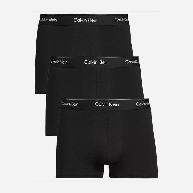 Zestaw majtek boxer męski Calvin Klein 000NB3963A-TM6 2XL 3 szt Czarny (8720639844326) - obraz 1