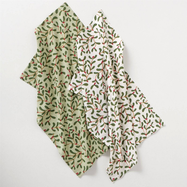 Ścierki kuchenne Boltze Home Mistletoe w drobny 2 szt 50 x 70 cm (4066076409716) - obraz 7