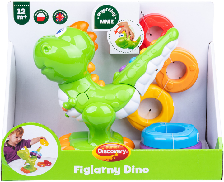 Zabawka interaktywna Dumel Figlarny Dino (0672552427972) - obraz 1