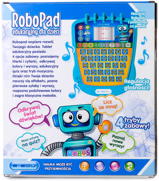 Tablet edukacyjny Artyk Robopad edukacyjny E-Edu (5901811166723) - obraz 3