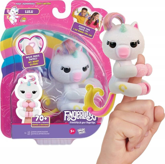 Zabawka interaktywna Fingerlings Jednorożec Lilu (5902251500115) - obraz 2