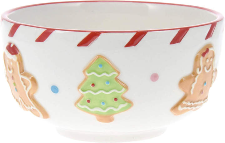 Miseczka Home Styling Collection Gingerbread świąteczna Ø 12 cm (8720573822596) - obraz 1