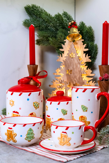 Мисочка Home Styling Collection Gingerbread святкова Ø 12 см (8720573822596) - зображення 4