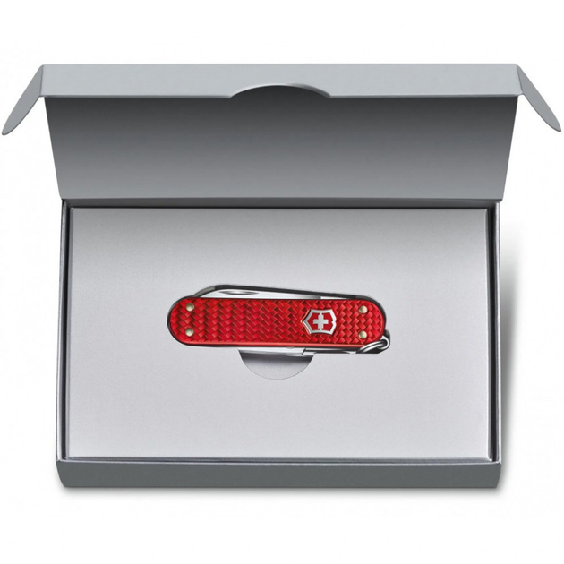 Ніж Victorinox Сlassic SD Precious Alox Iconic Red 06221.401G - зображення 2