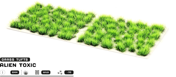 Трава для декору Gamers Grass Grass tufts Alien Toxic Wild 6 мм (738956790477) - зображення 3
