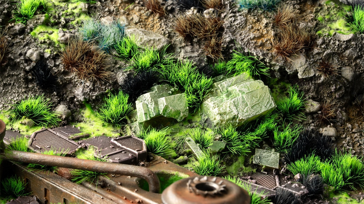 Трава для декору Gamers Grass Grass tufts Alien Toxic Wild 6 мм (738956790477) - зображення 4