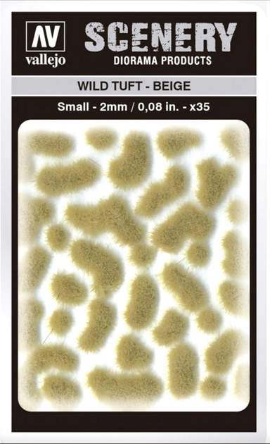 Trawa do dekoru Vallejo SC403 Scenery Wild Tuft Beige 2 mm x 35 (8429551986014) - obraz 1