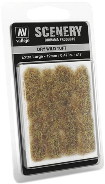 Trawa do dekoru Vallejo SC425 Scenery Wild Tuft Dry 12 mm x 17 (8429551986236) - obraz 1