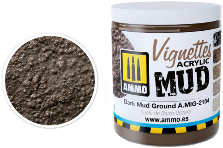 Акрилова паста Ammo Vignettes Dark Mud Ground 100 мл (8432074021544) - зображення 1