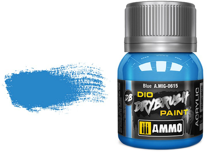 Фарба Ammo DIO Drybrush 40 мл Синя (8432074006152) - зображення 1