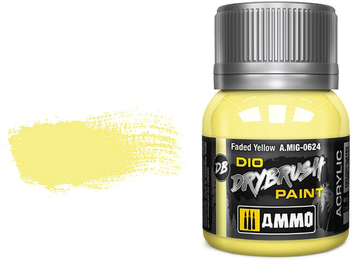 Фарба Ammo DIO Drybrush 40 мл Вигоріла Жовта (8432074006244) - зображення 1