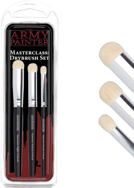 Набір пензлів The Army Painter Masterclass Drybrush Set (5713799505407) - зображення 1